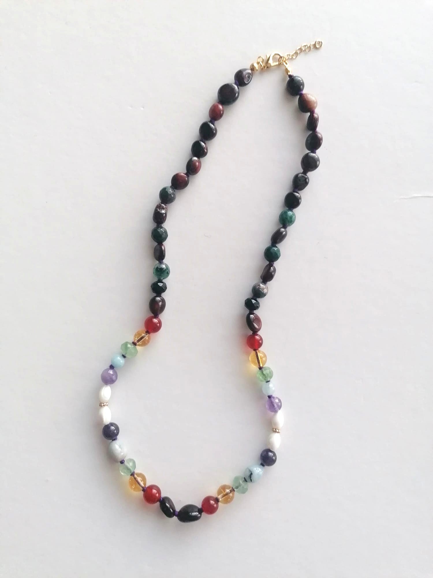 Collar Mala Chianti de 54 cuentas