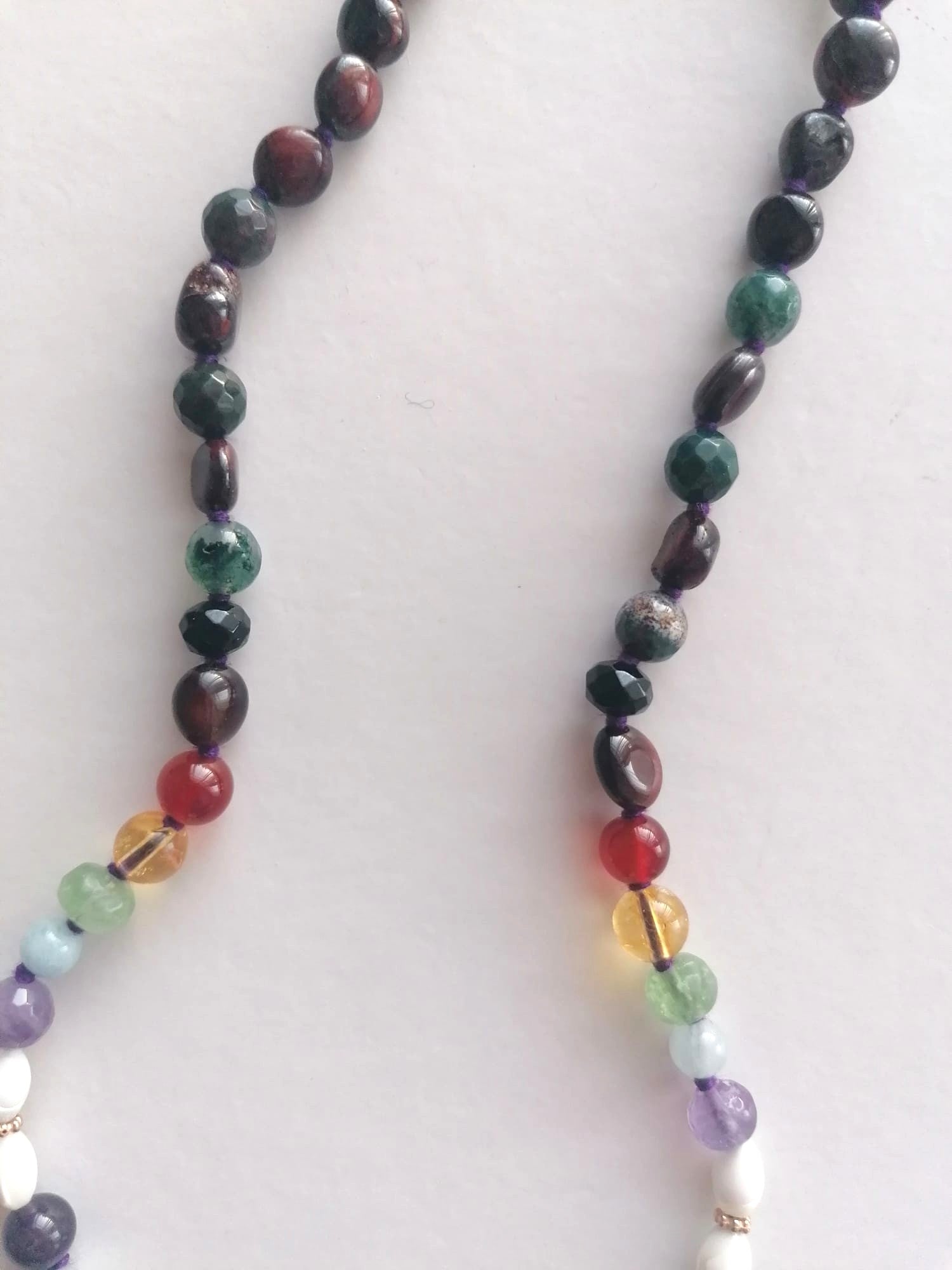 Collar Mala Chianti de 54 cuentas