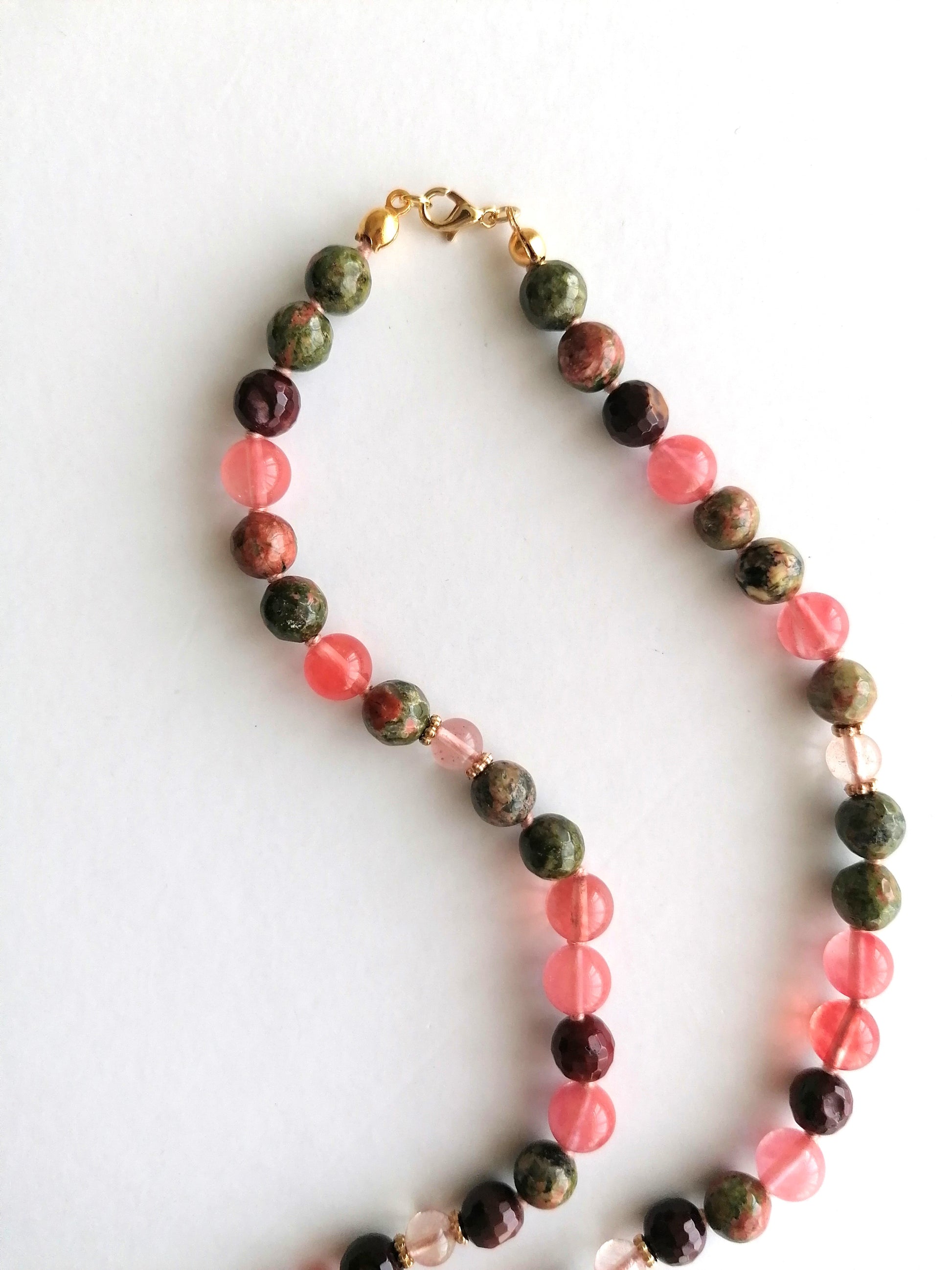 Collar Mala Chianti de 54 cuentas