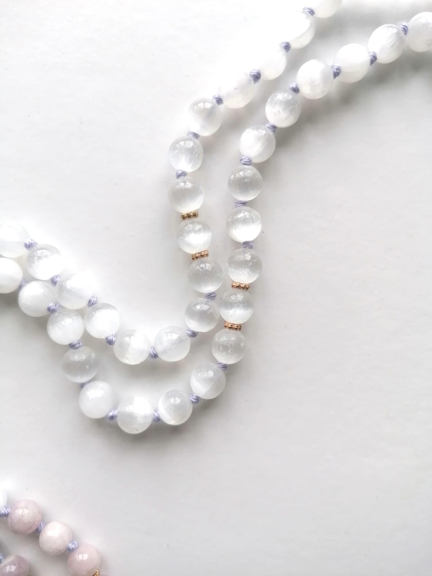 Collar de mala del Chakra Corona