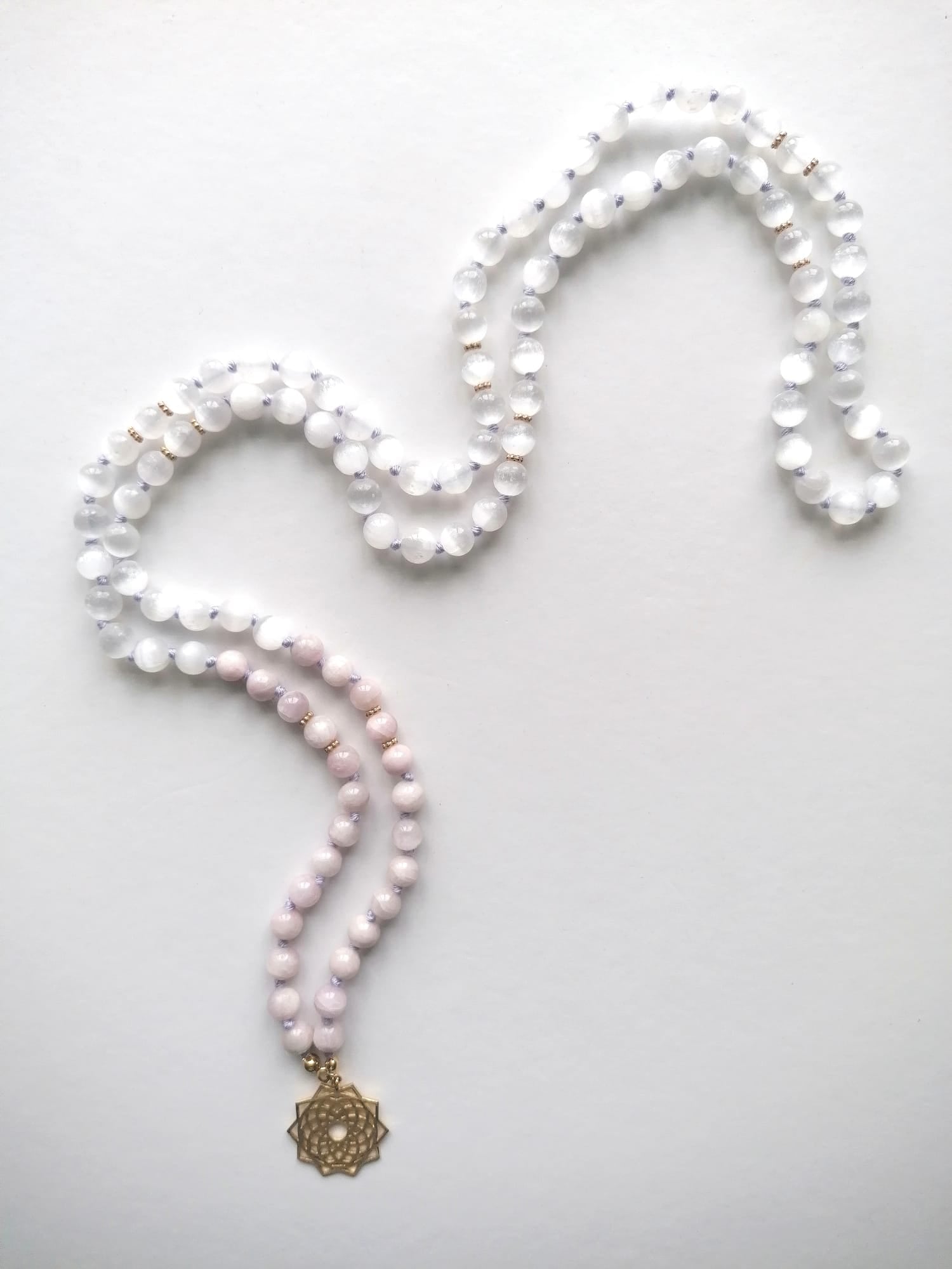 Collar de mala del Chakra Corona