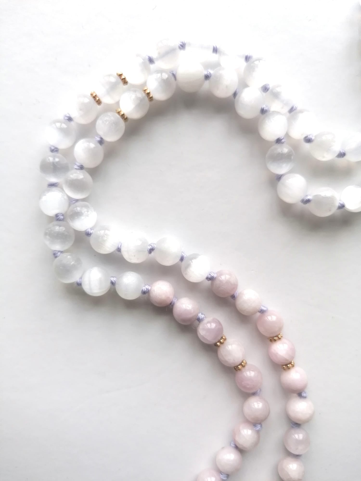 Collar de mala del Chakra Corona