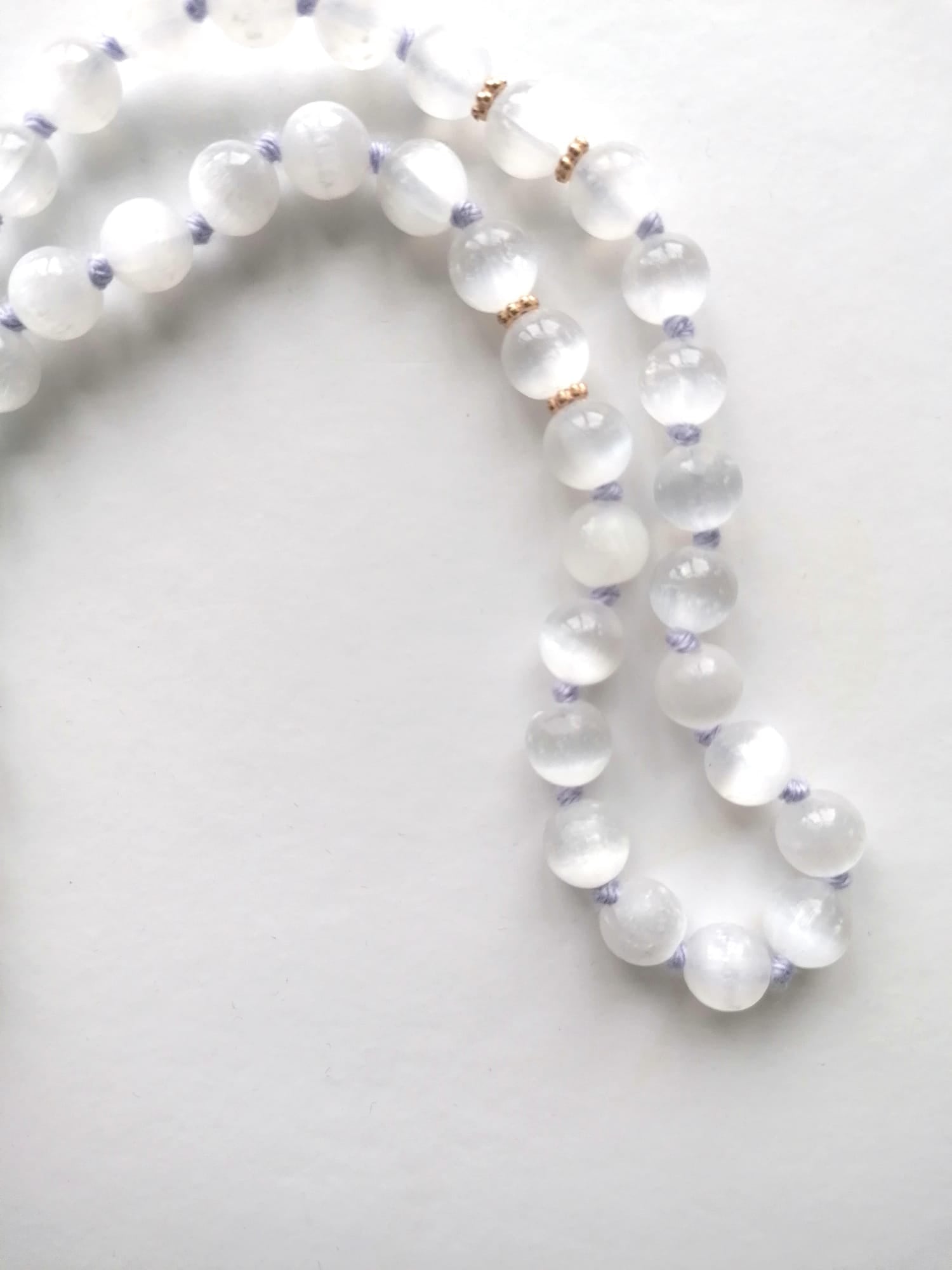 Collar de mala del Chakra Corona