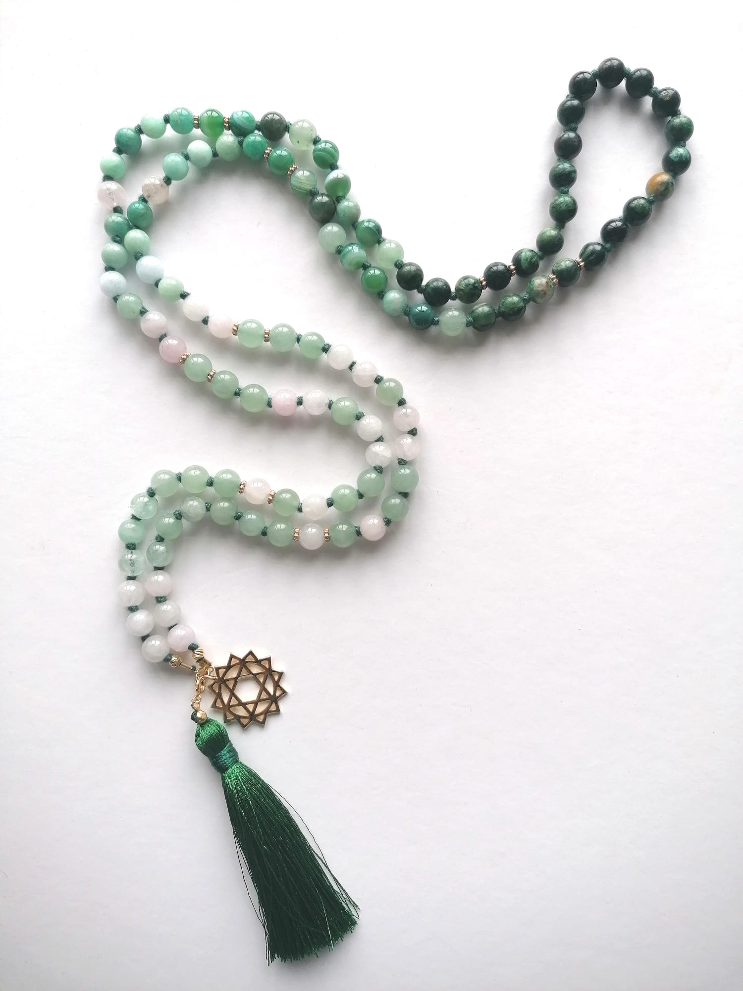 Collar Mala del Chakra del Corazón