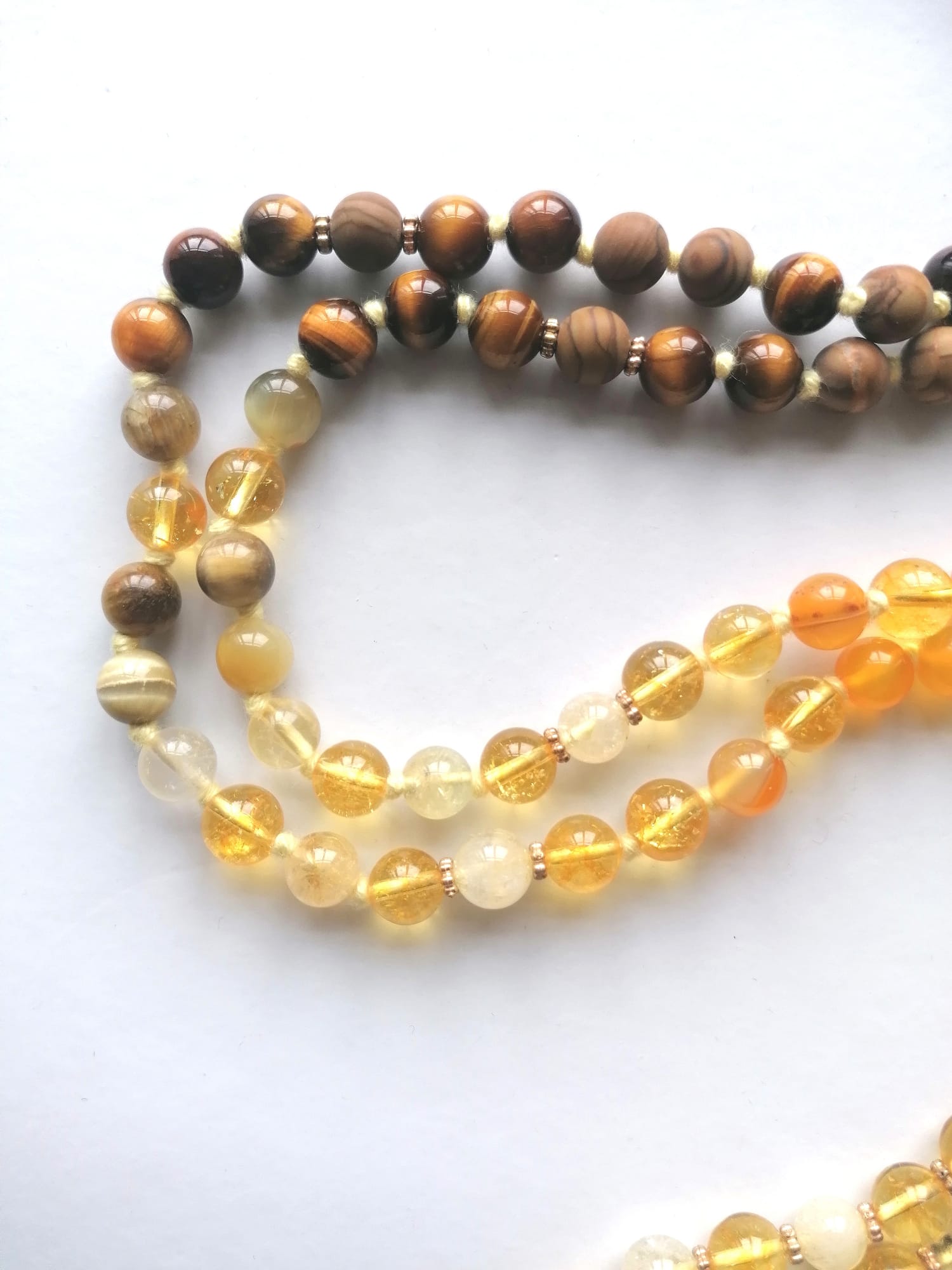 Collar Mala Chakra del Plexo Solar