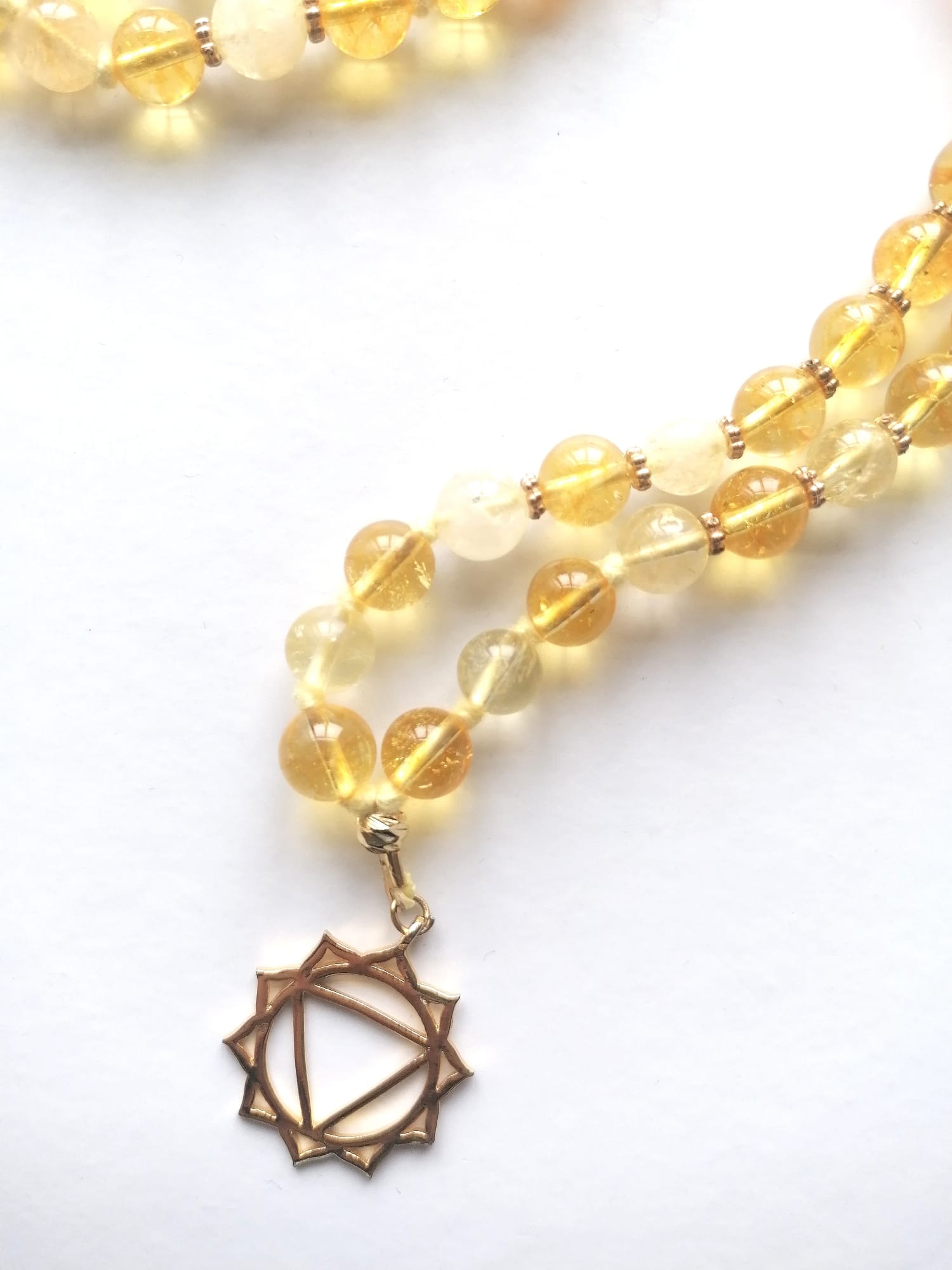 Collar Mala Chakra del Plexo Solar