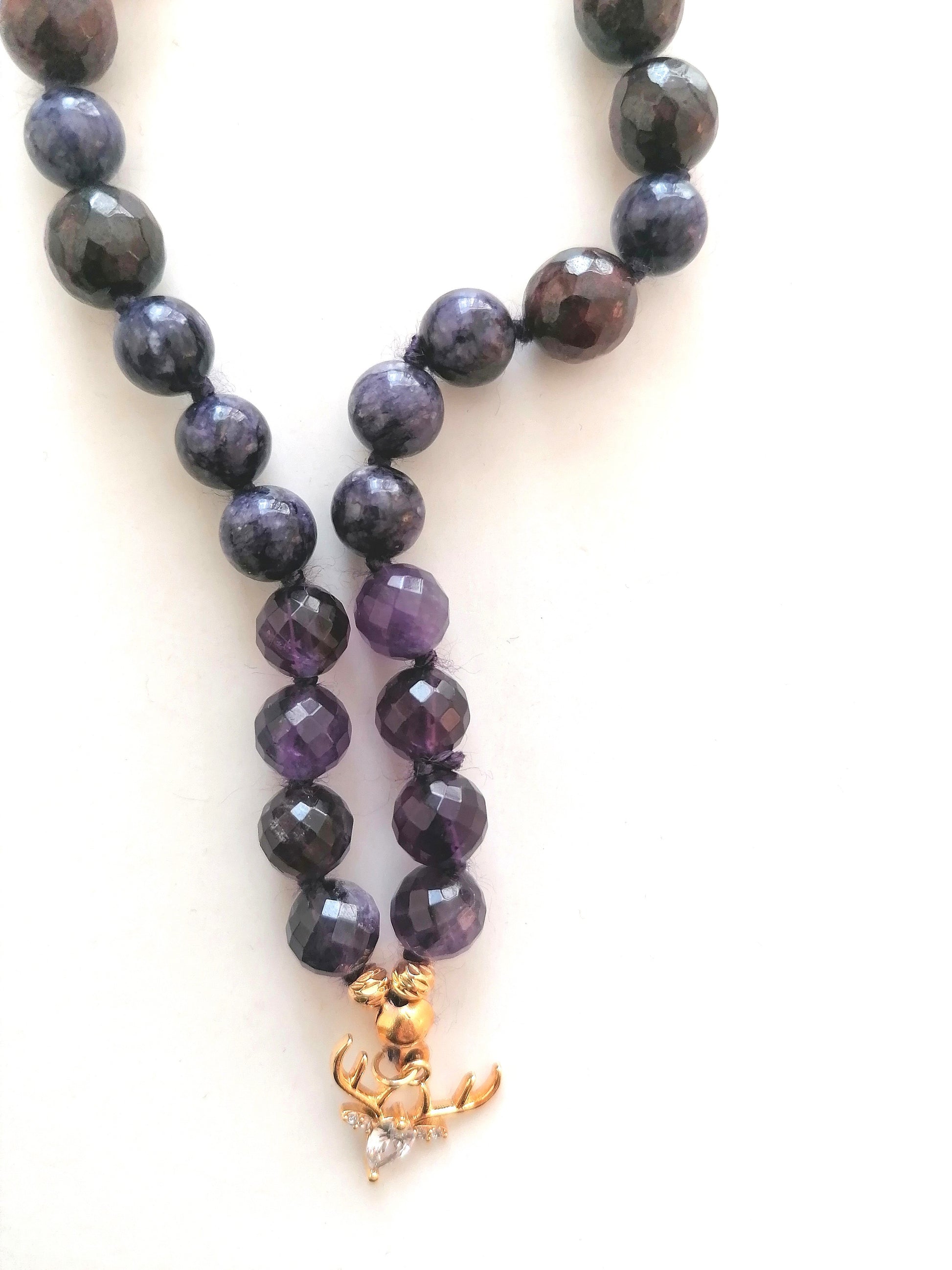 Collar Mala Chianti de 54 cuentas