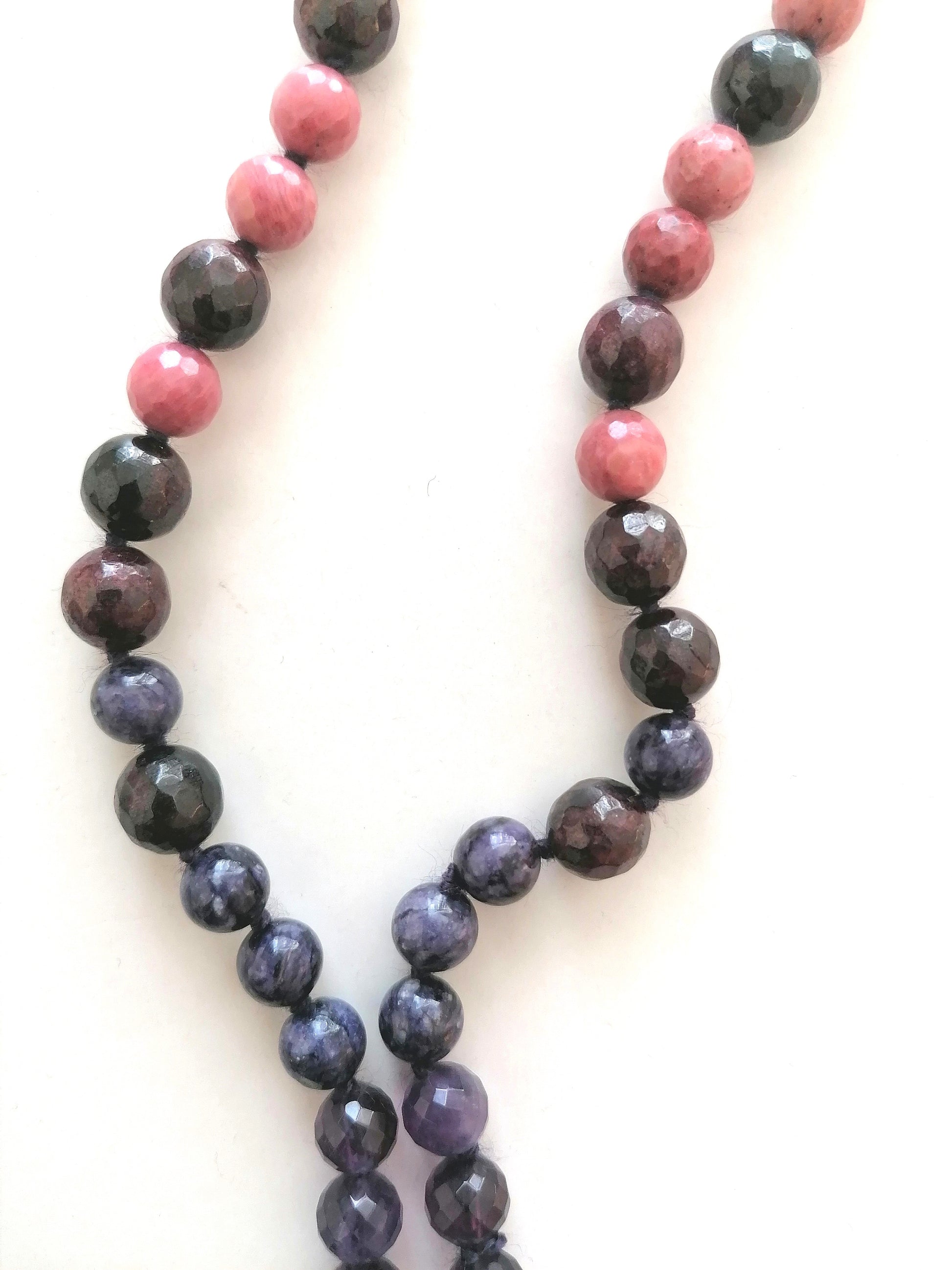 Collar Mala Chianti de 54 cuentas