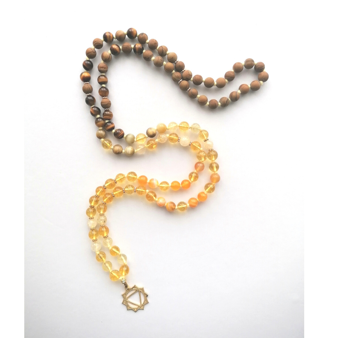 Collar Mala Chakra del Plexo Solar